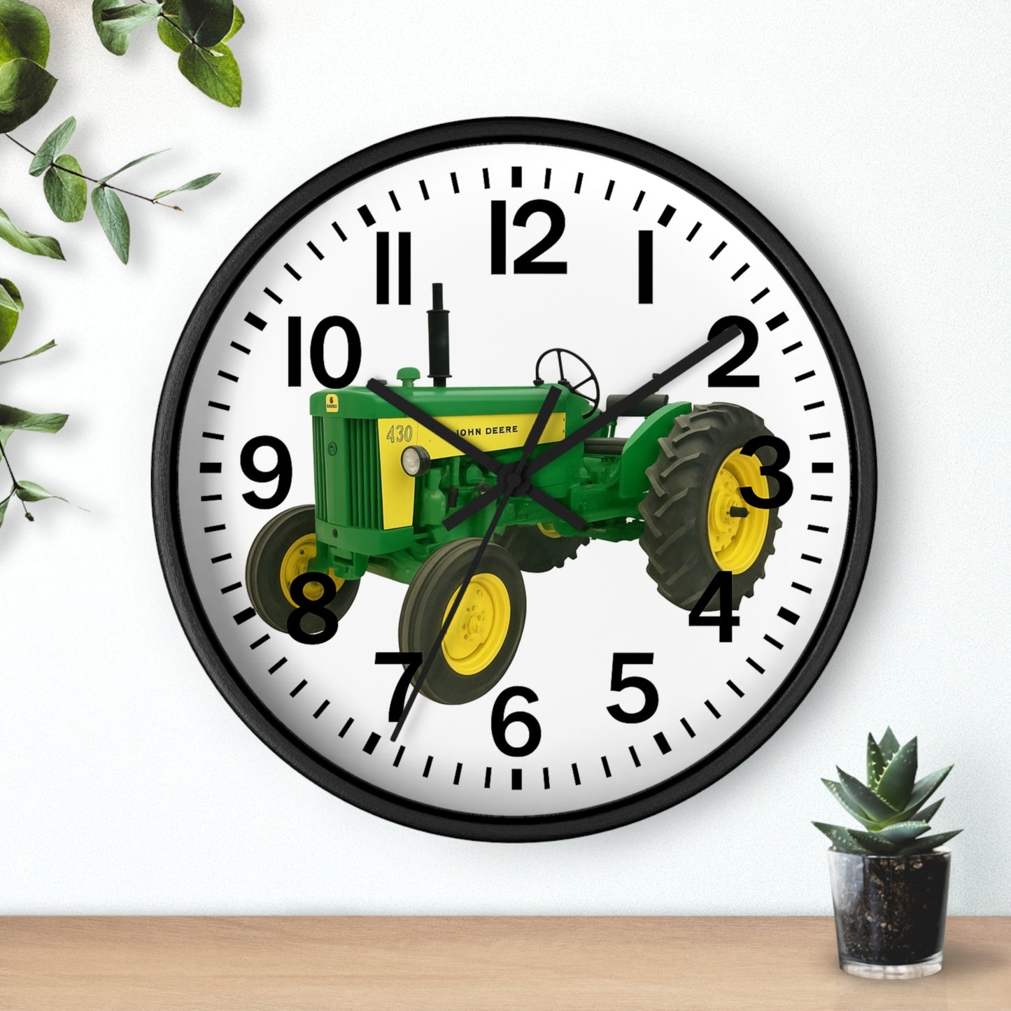 John Deere Tractor Farm Wall Clock New