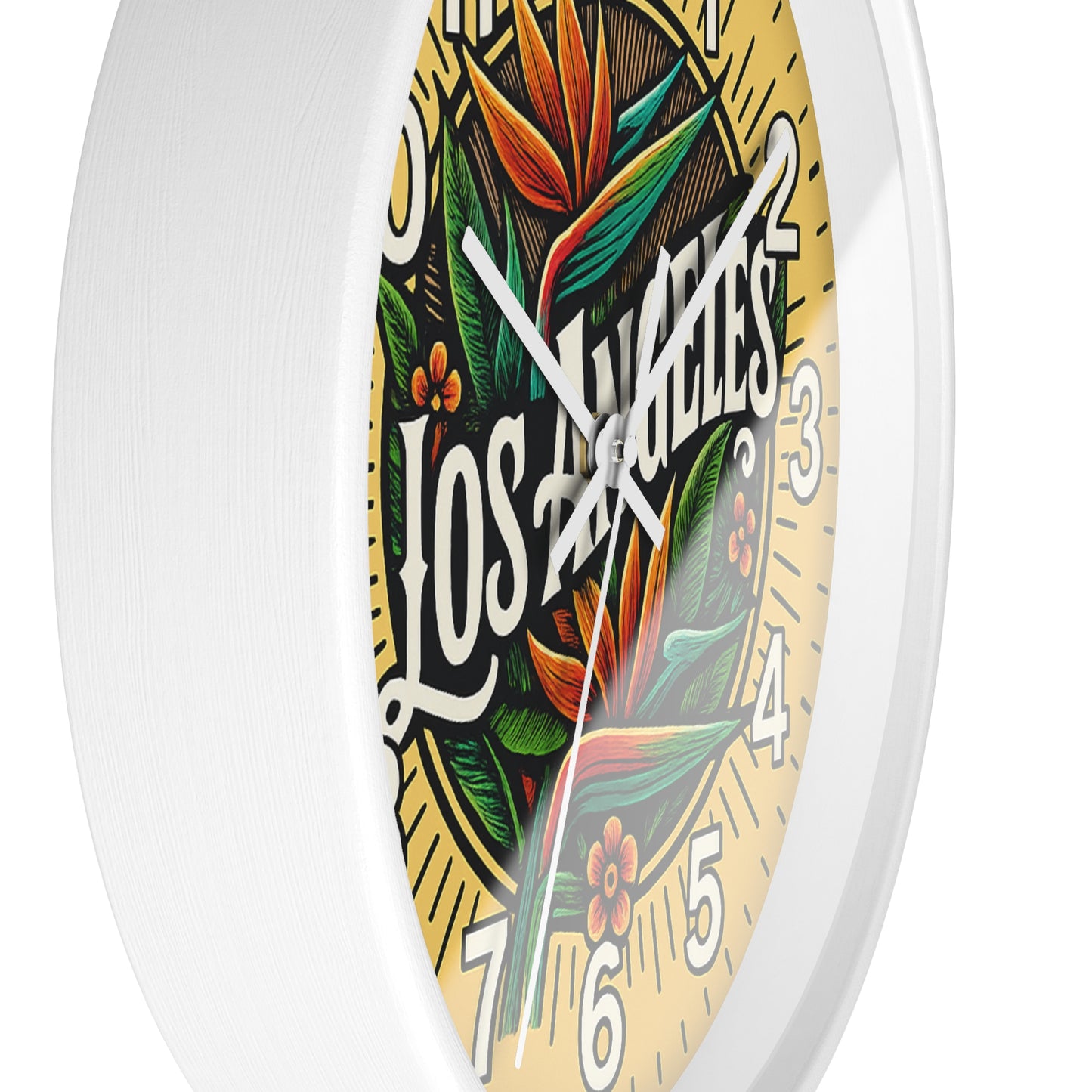 Los Angeles Glow In The Dark Wall Clock New!