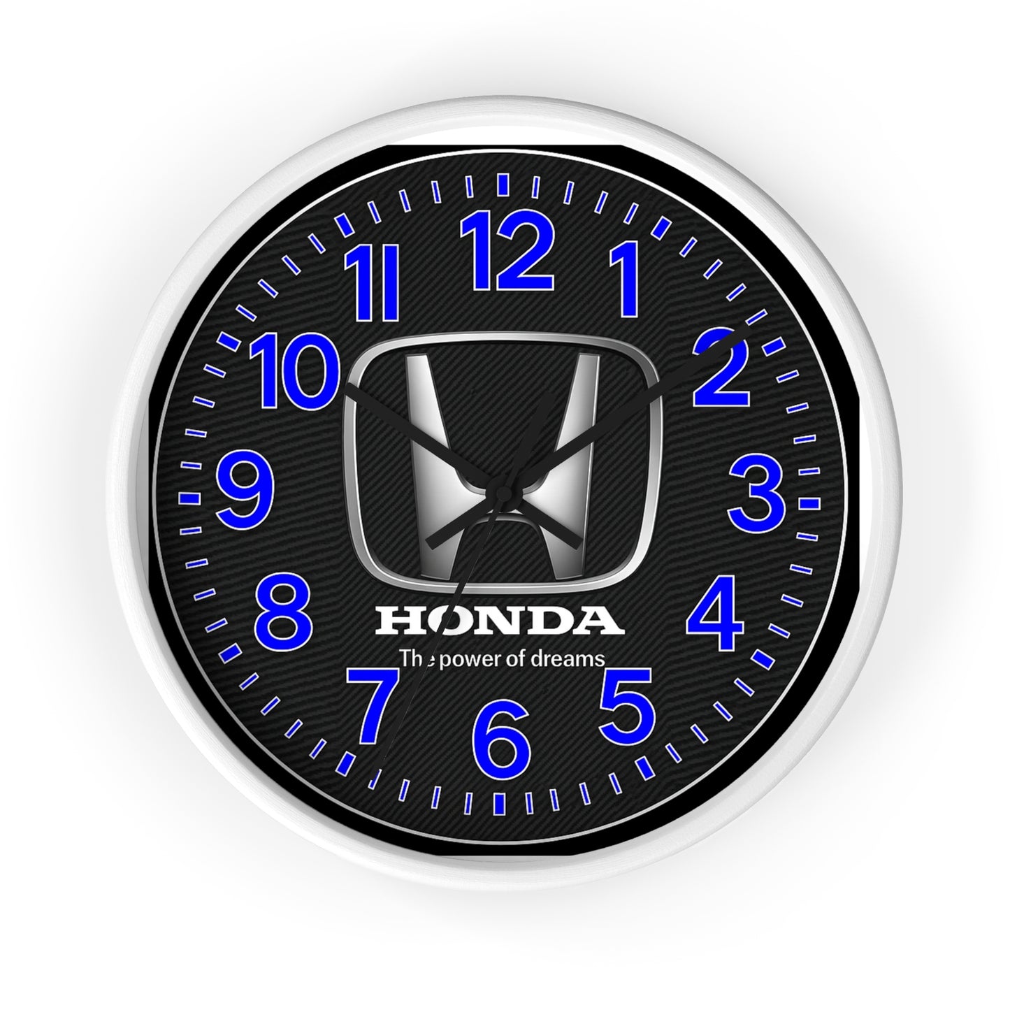 Royal Blue Honda Accord Civic Pilot Wall Clock
