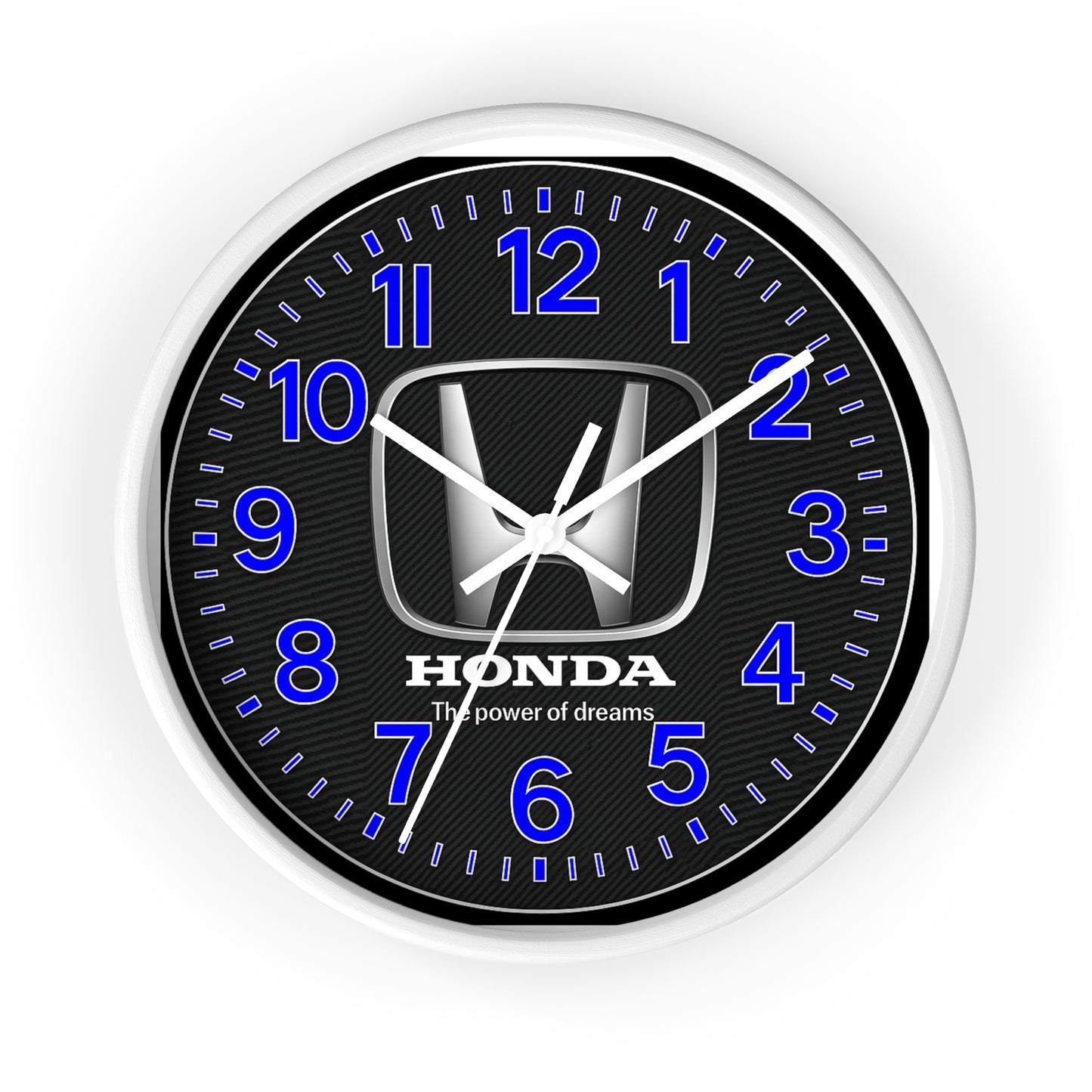 Royal Blue Honda Accord Civic Pilot Wall Clock