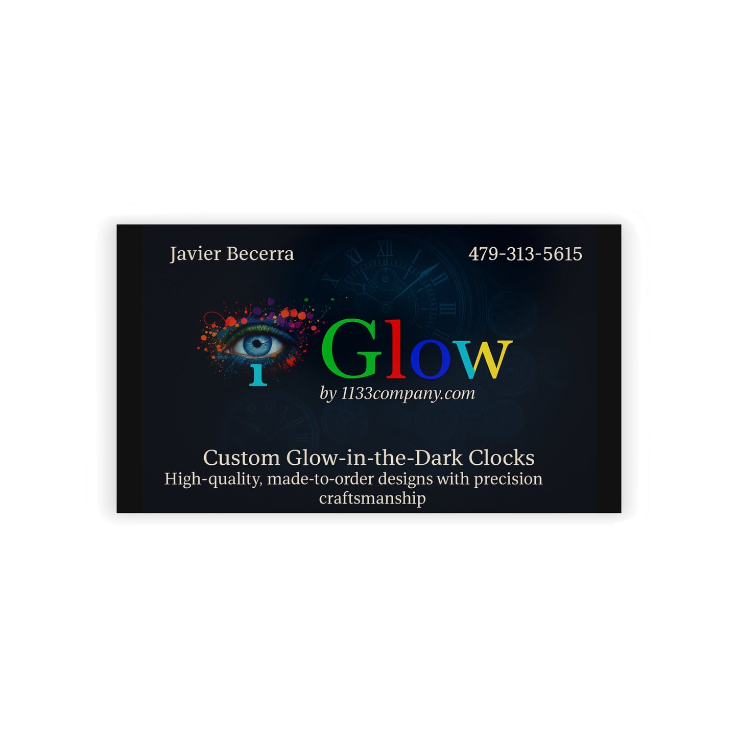 Custom Business Cards, Glow-in-the-Dark Business Cards, Personalized Cards, High-Quality Business Cards, Unique Business Card Designs