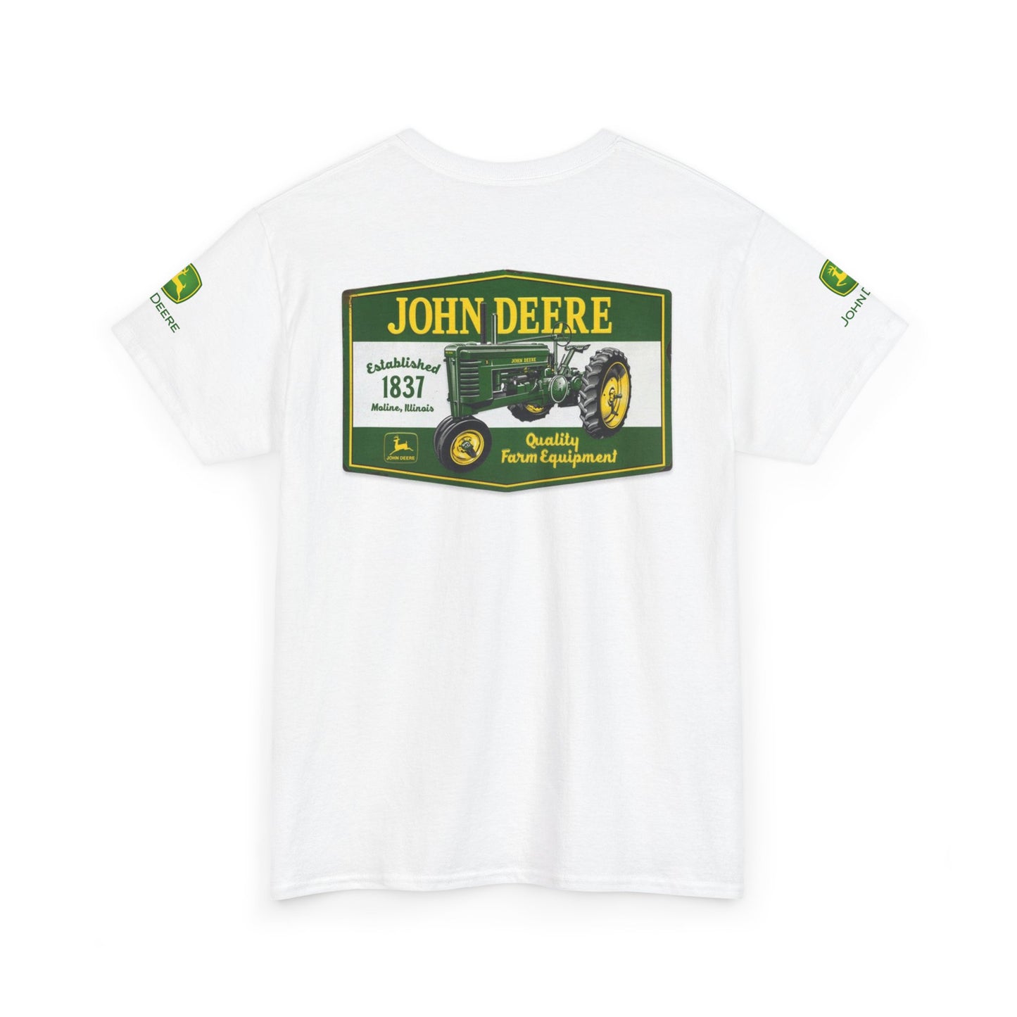 Tractor T-Shirt - John Deere High Quality Cotton Tee
