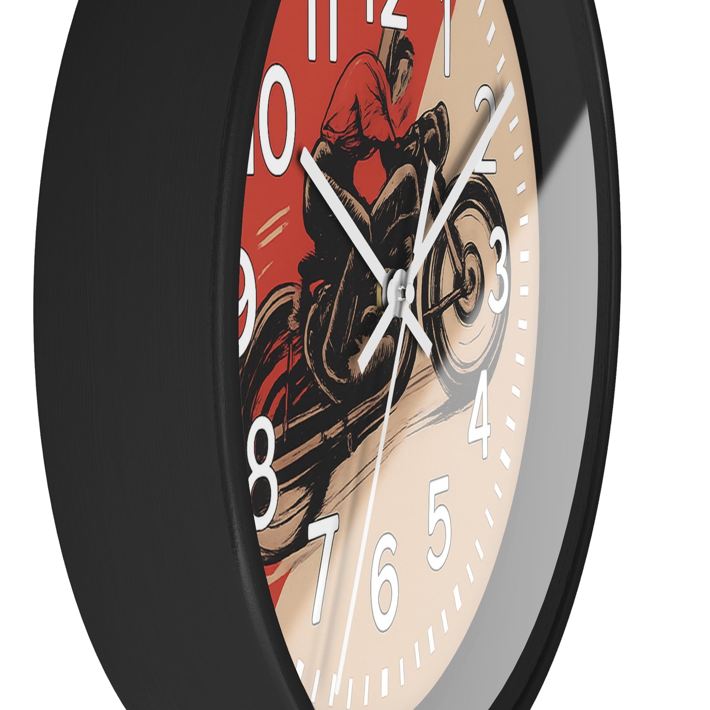 Cafe Racer Vintage Motorcycle Wall Clock New!