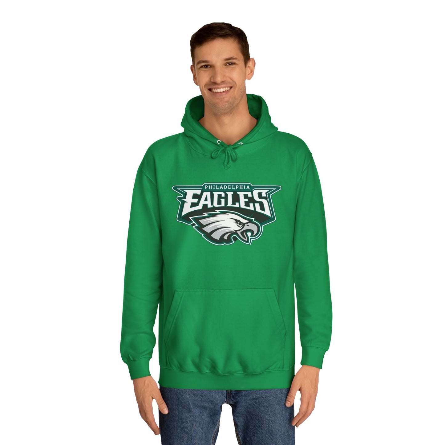 Philadelphia Eagles Unisex College Hoodie, Football Sweatshirt, Game Day Apparel, Sports Hoodie, Fan Gear, A.J. Brown Merch