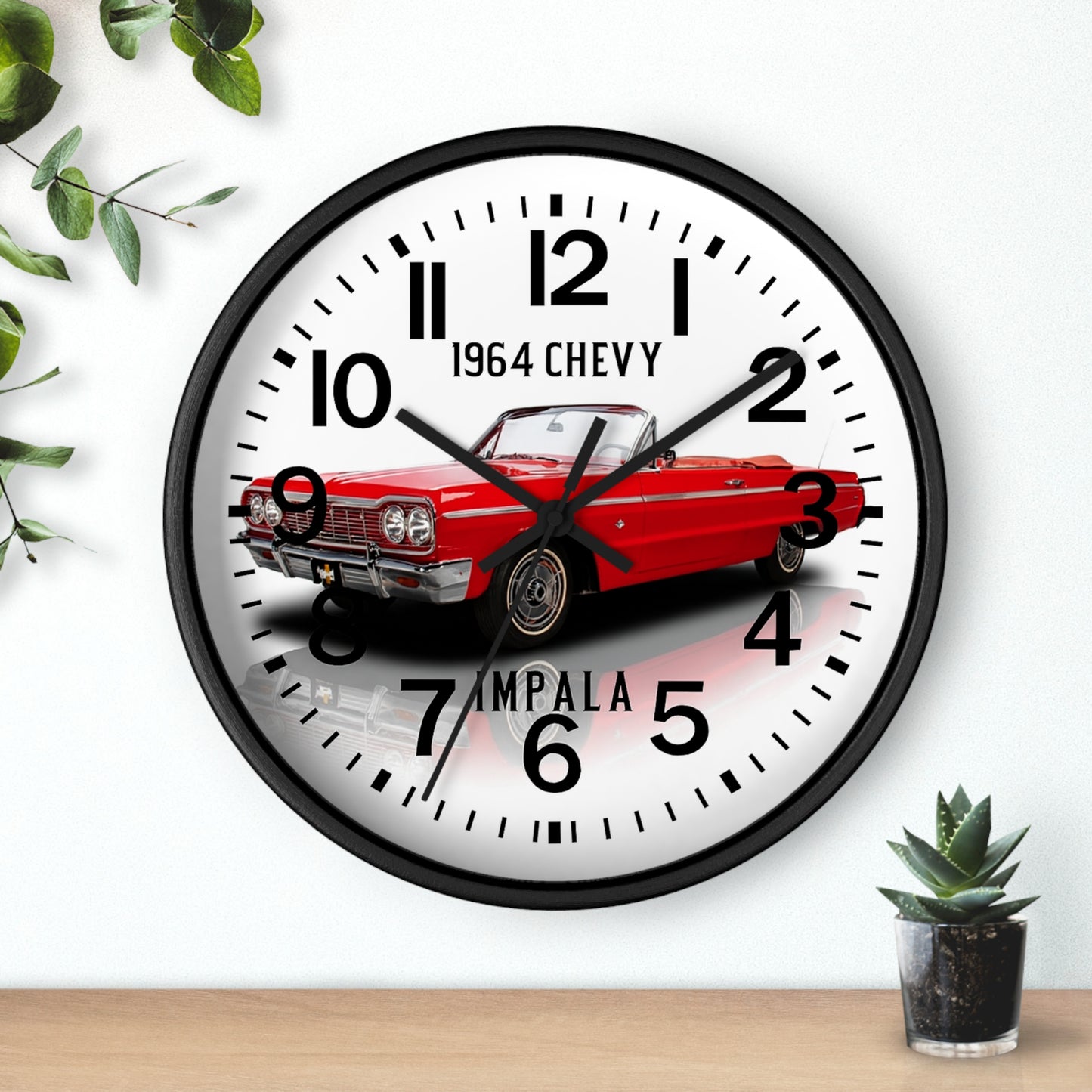1964 Chevy Chevrolet Impala Wall Clock