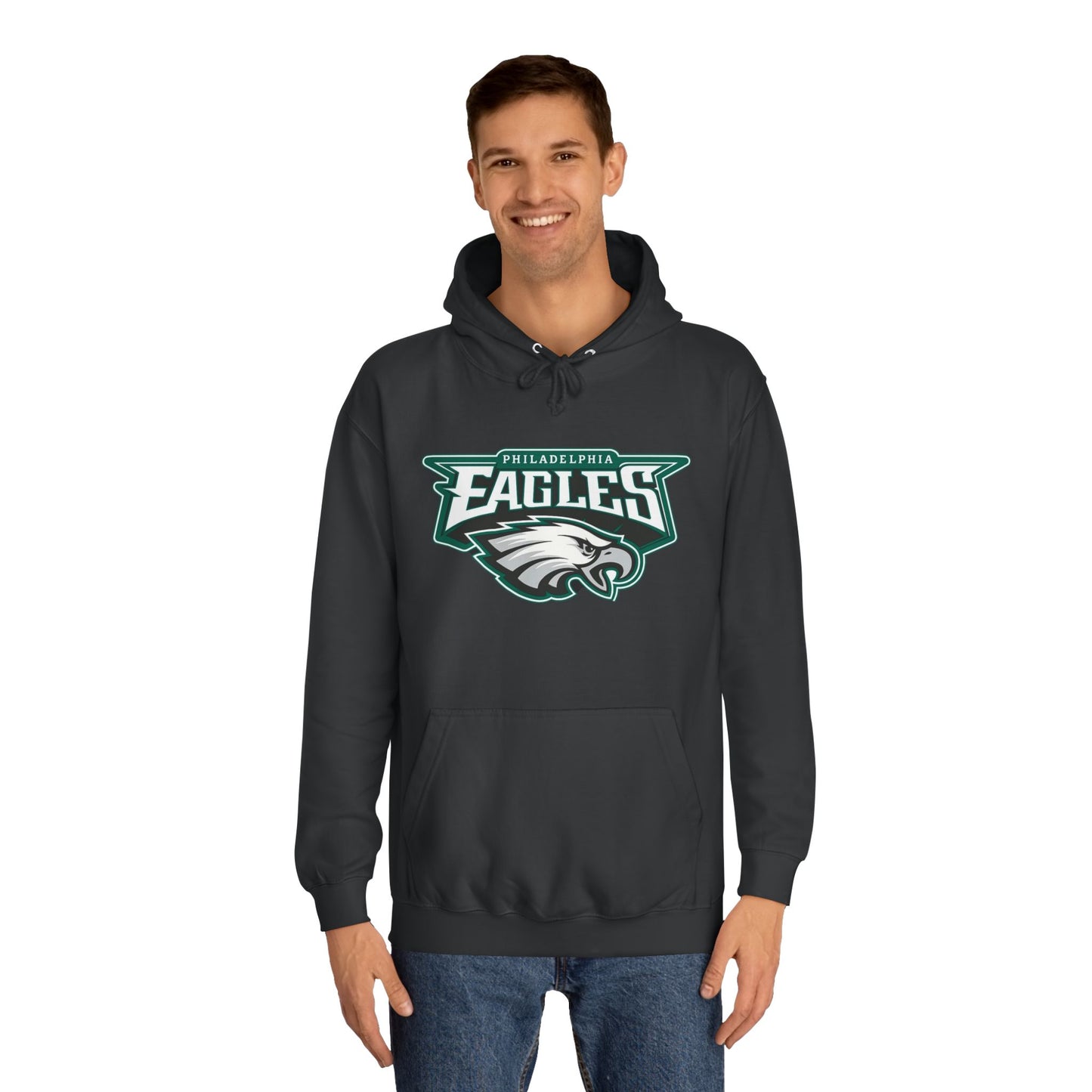 Philadelphia Eagles Unisex College Hoodie, Football Sweatshirt, Game Day Apparel, Sports Hoodie, Fan Gear, A.J. Brown Merch