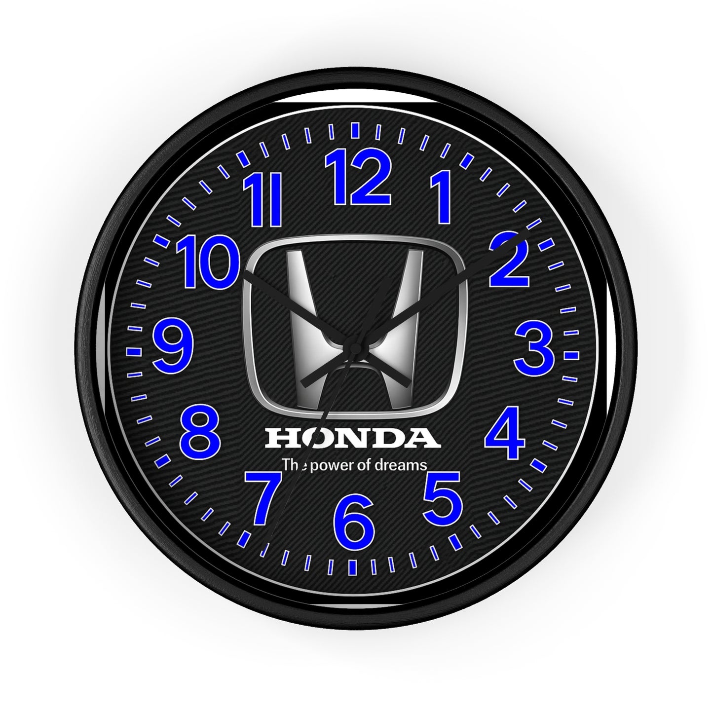Royal Blue Honda Accord Civic Pilot Wall Clock