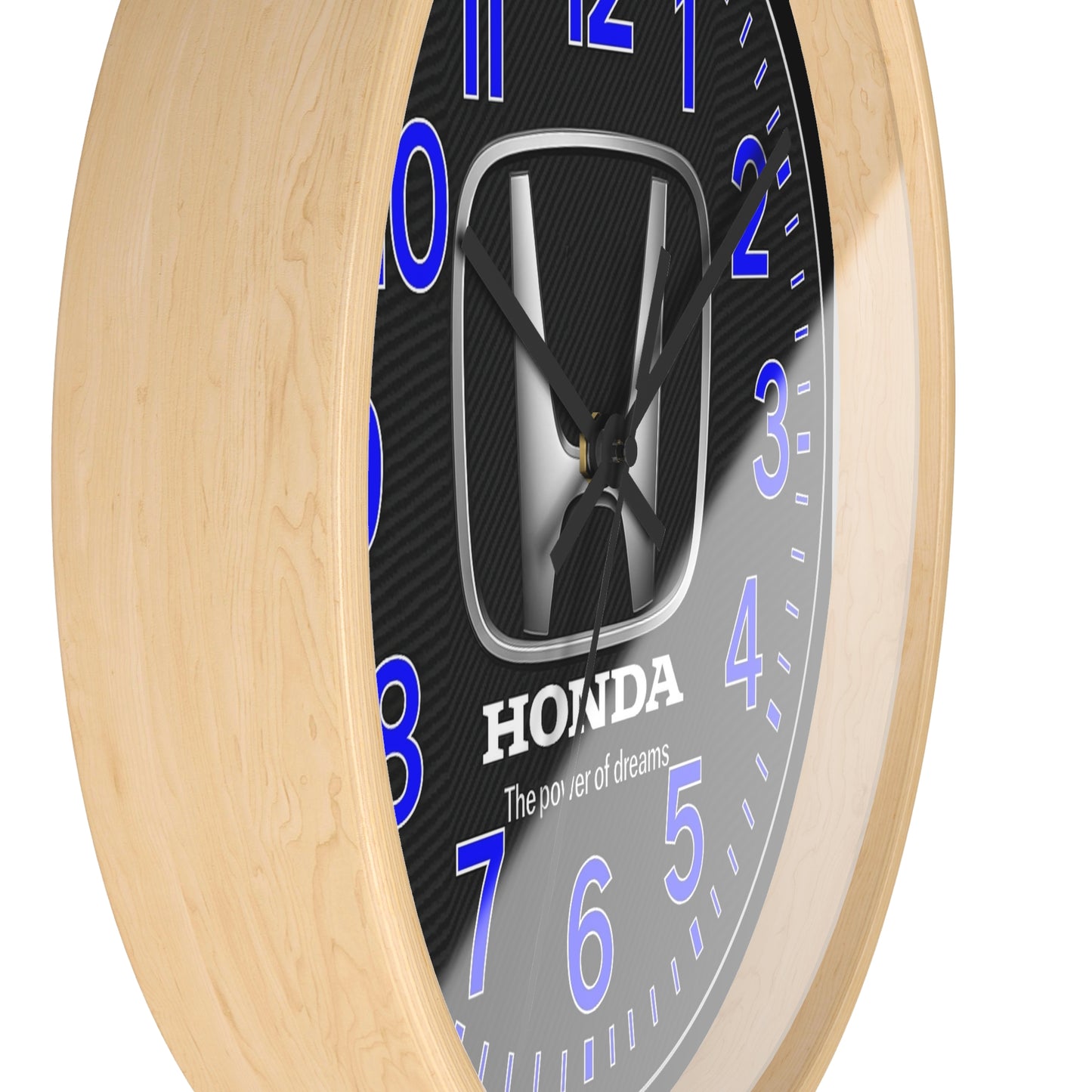 Royal Blue Honda Accord Civic Pilot Wall Clock