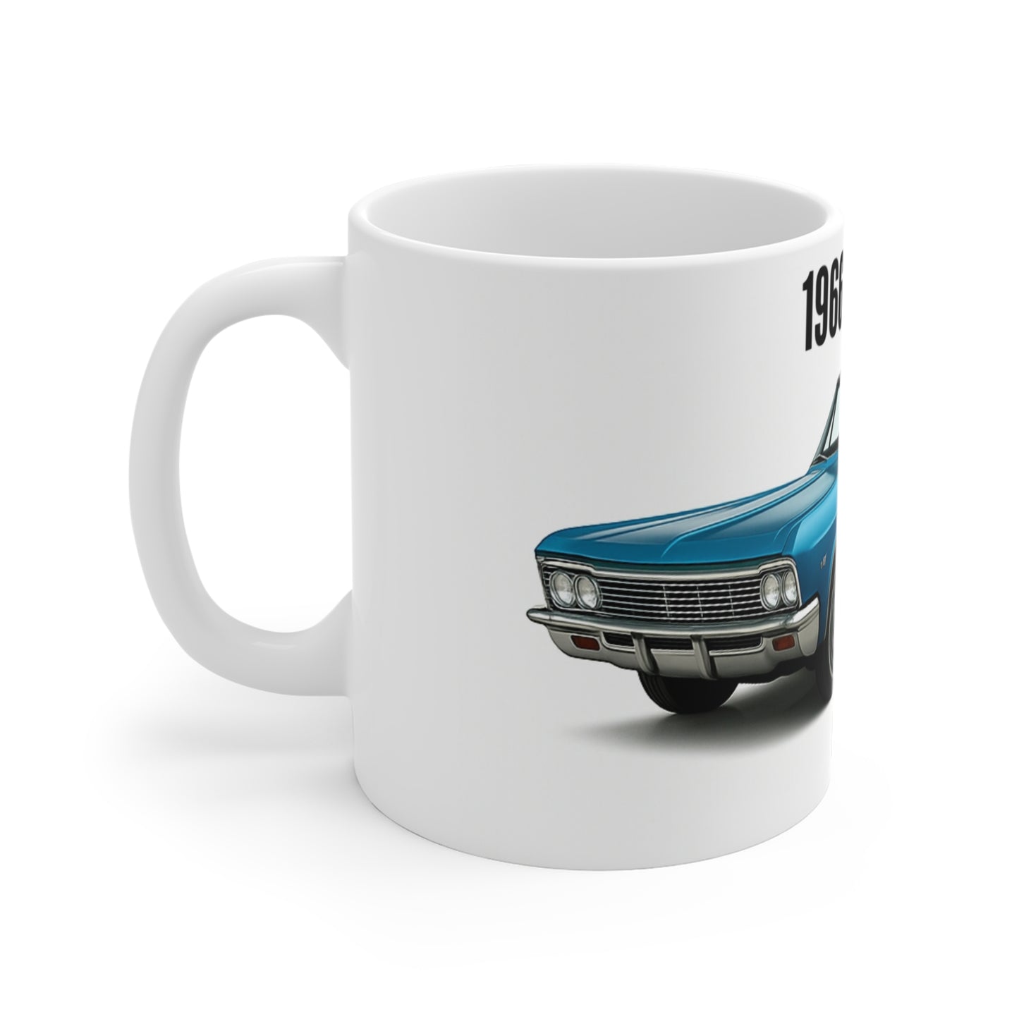 1966 Chevrolet Impala Mug - Classic Car Lover Gift, Vintage Car Mug, Auto Enthusiast Coffee Cup, Retro Vehicle Merchandise, Birthday Present