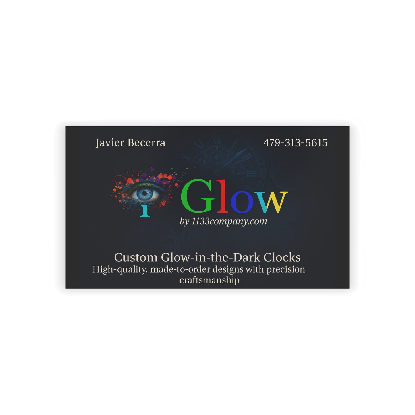 Custom Business Cards, Glow-in-the-Dark Business Cards, Personalized Cards, High-Quality Business Cards, Unique Business Card Designs