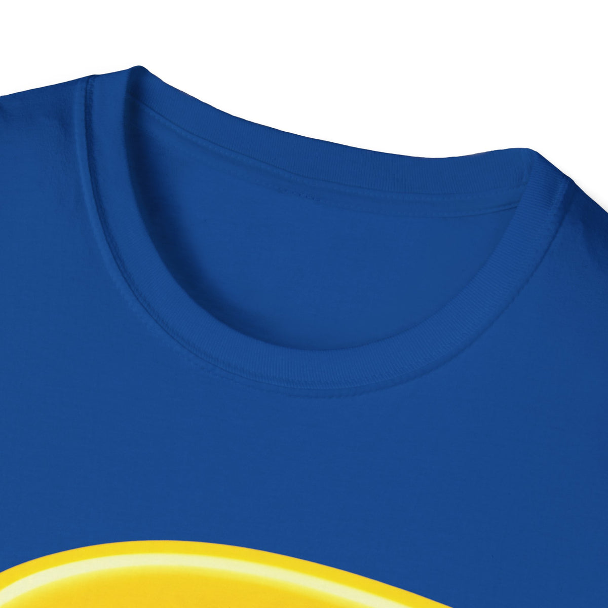 Bold Golden 'S' Graphic T‑Shirt — Retro Cartoon Letter Tee