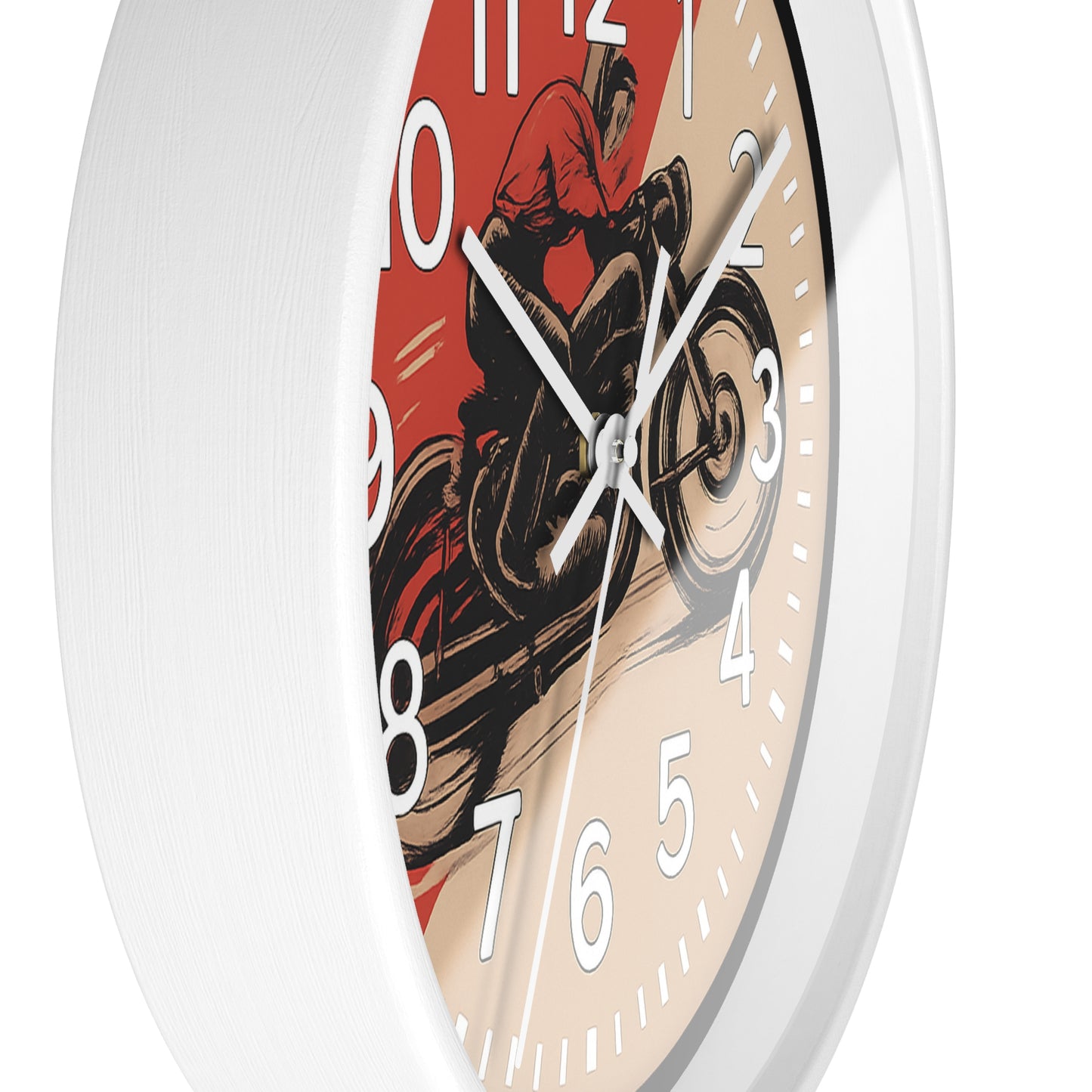 Cafe Racer Vintage Motorcycle Wall Clock New!