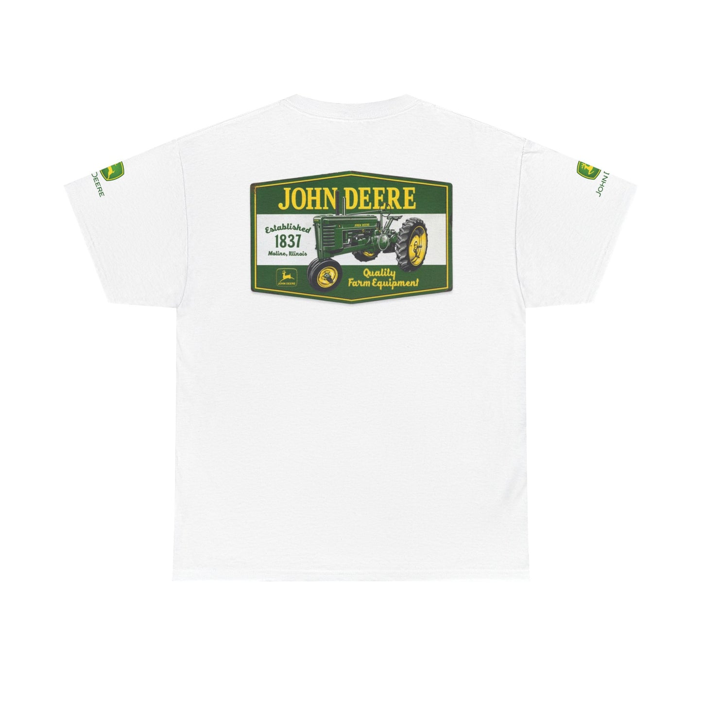 Tractor T-Shirt - John Deere High Quality Cotton Tee