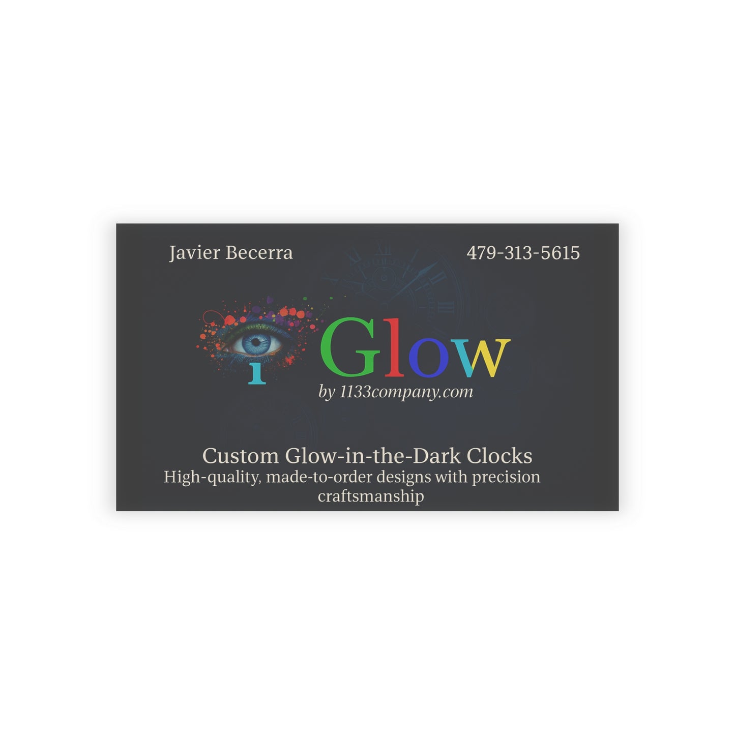 Custom Business Cards, Glow-in-the-Dark Business Cards, Personalized Cards, High-Quality Business Cards, Unique Business Card Designs