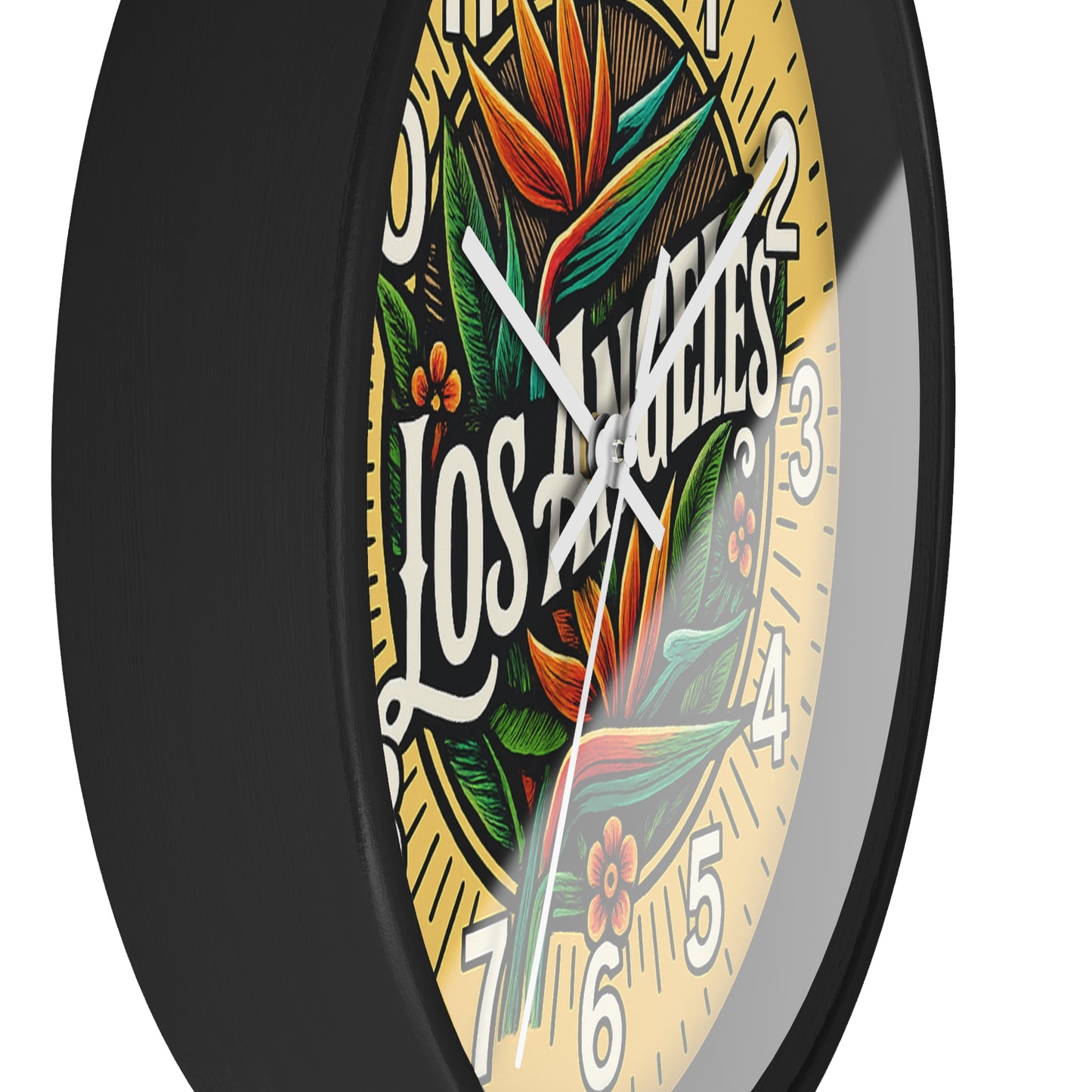 Los Angeles Glow In The Dark Wall Clock New!