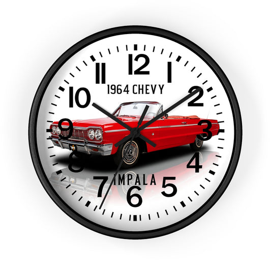 1964 Chevy Chevrolet Impala Wall Clock