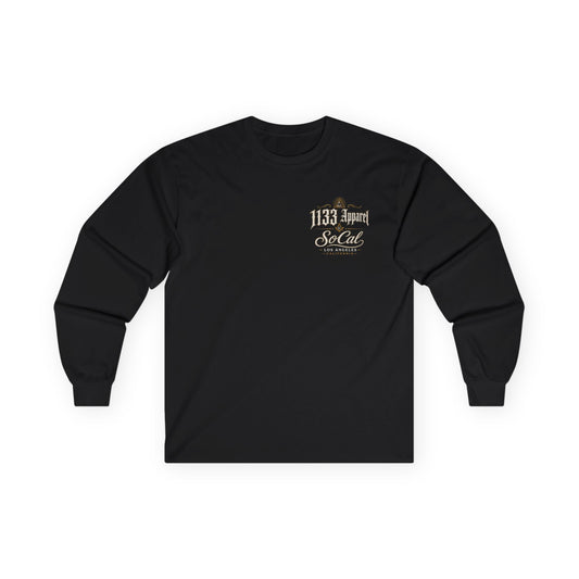 SoCal 1133 Apparel Skeleton Long Sleeve Tee — Vintage Chicano Streetwear