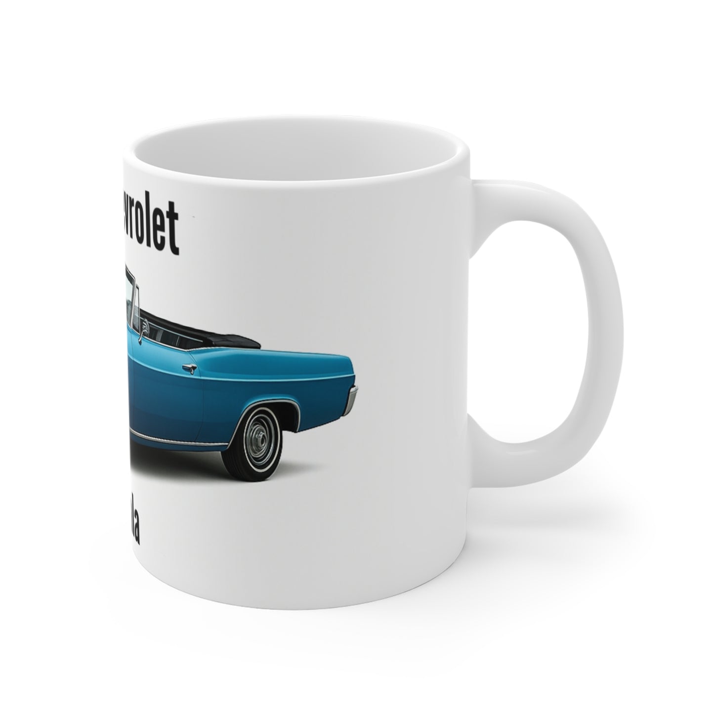 1966 Chevrolet Impala Mug - Classic Car Lover Gift, Vintage Car Mug, Auto Enthusiast Coffee Cup, Retro Vehicle Merchandise, Birthday Present