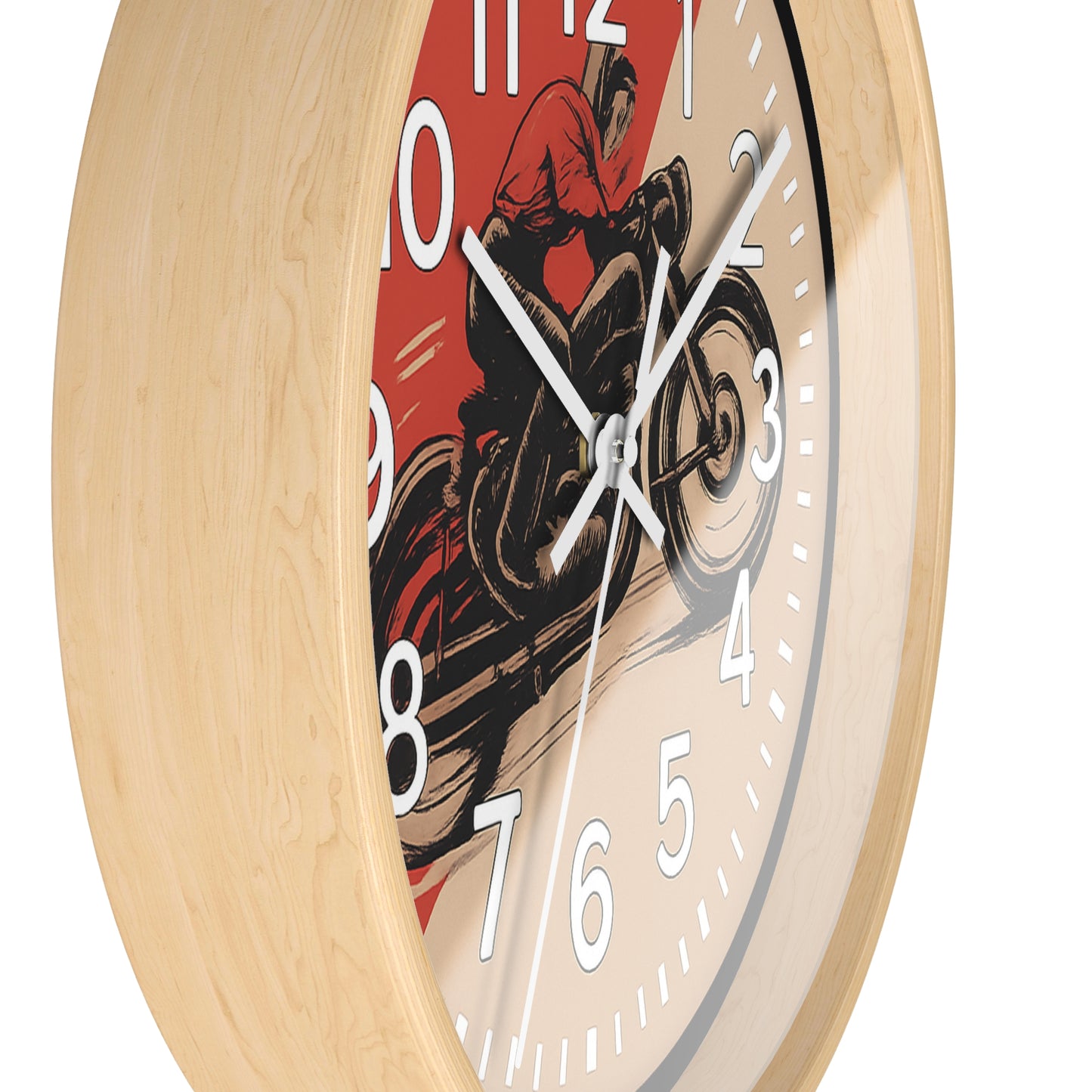 Cafe Racer Vintage Motorcycle Wall Clock New!