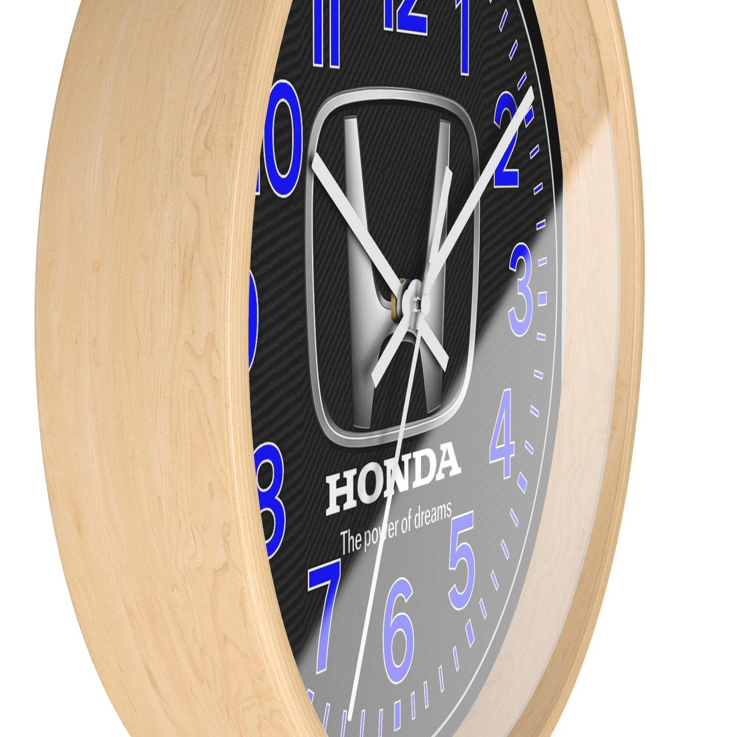 Royal Blue Honda Accord Civic Pilot Wall Clock
