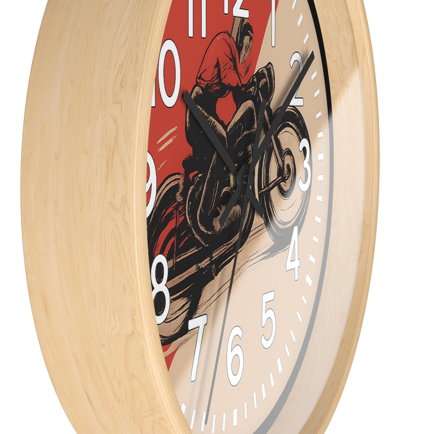 Cafe Racer Vintage Motorcycle Wall Clock New!