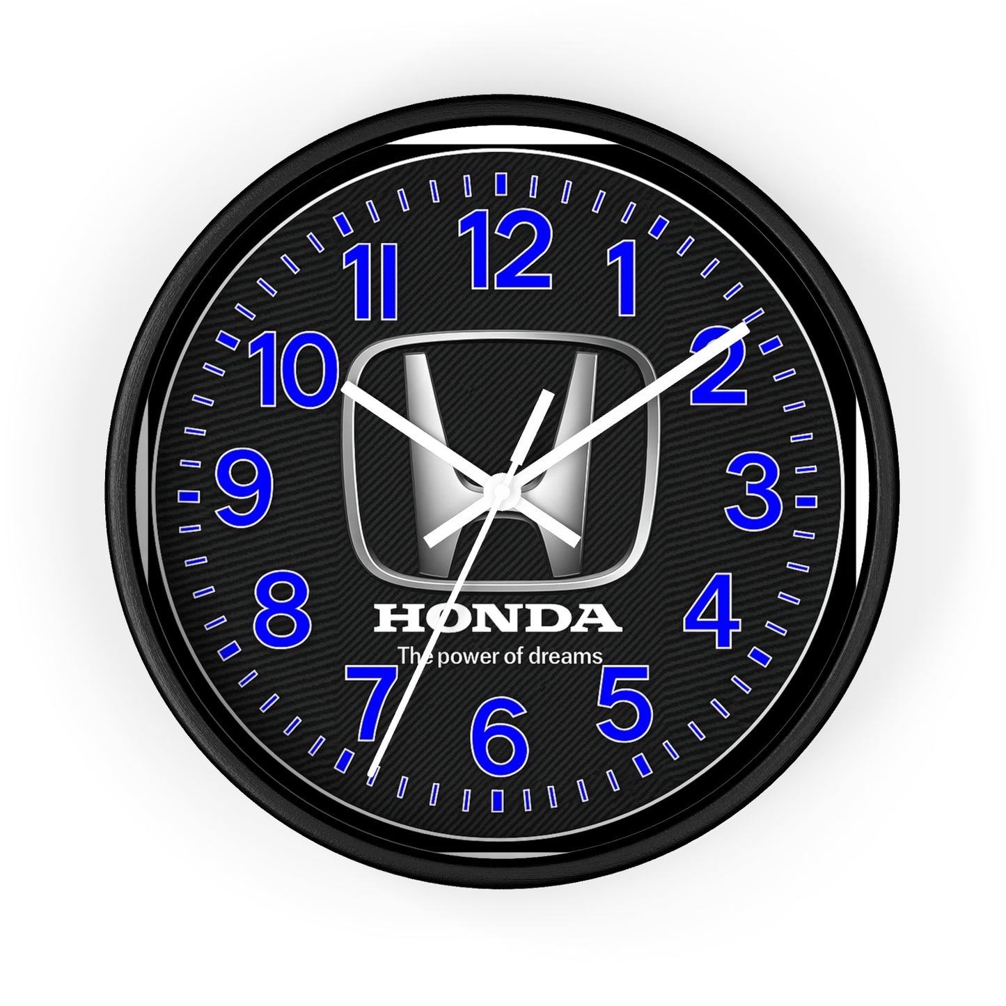 Royal Blue Honda Accord Civic Pilot Wall Clock