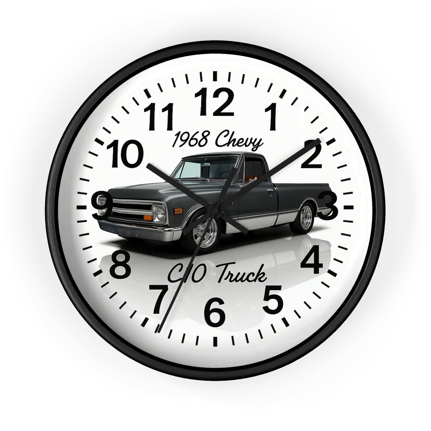 1968 Chevrolet C10 Wall Clock - Lowrider Truck Design