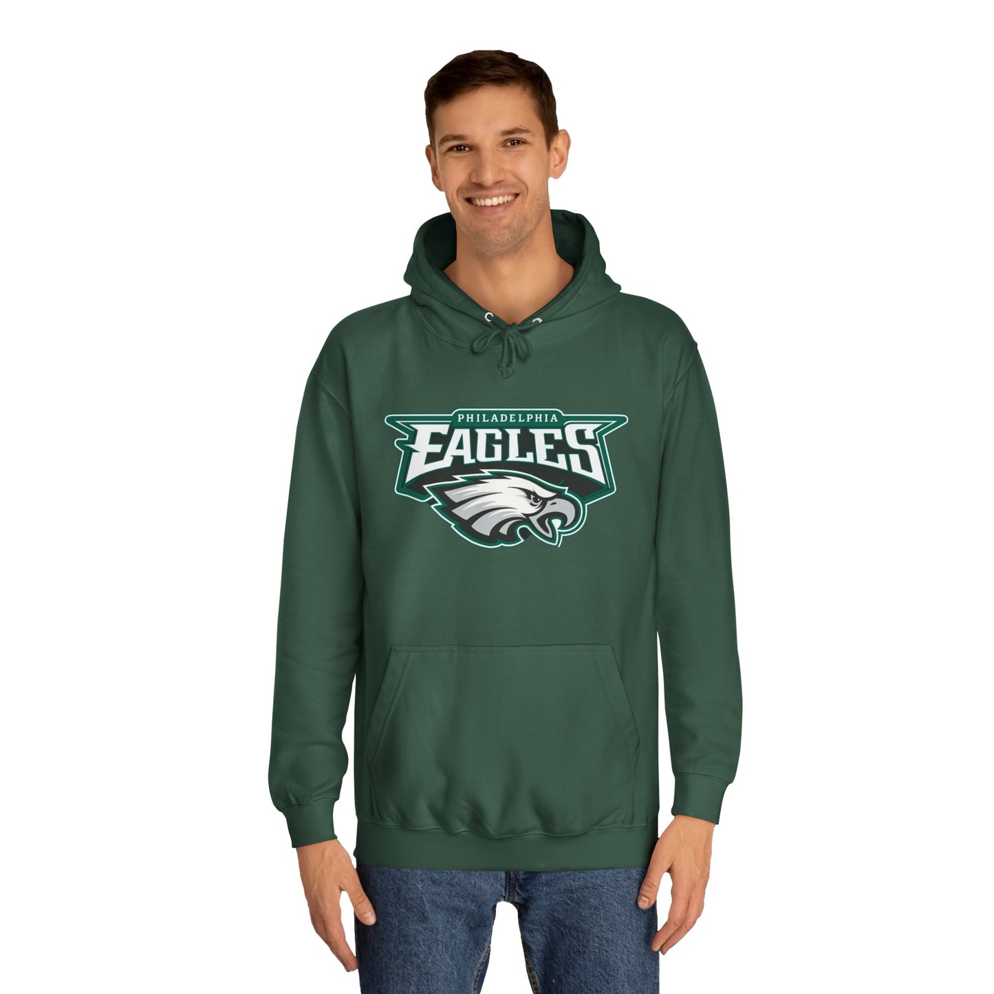 Philadelphia Eagles Unisex College Hoodie, Football Sweatshirt, Game Day Apparel, Sports Hoodie, Fan Gear, A.J. Brown Merch